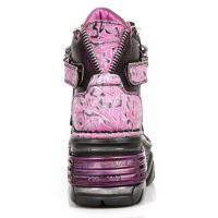 Ботинки M.1065-C5 DRAMA FUCSIA BOX METAL DIAMANTE GRAB TURBO CENIZA New Rock M.1065-C5 - маленькая картинка