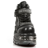 Ботинки M.1065-S1 RAW NEGRO, ITALI NEGRO GRABADO DIAMANTE, TURBO NEG New Rock M.1065-S1 - маленькая картинка