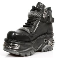Ботинки M.1065-S1 RAW NEGRO, ITALI NEGRO GRABADO DIAMANTE, TURBO NEG New Rock M.1065-S1 - маленькая картинка