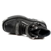 Ботинки M.1065-S1 RAW NEGRO, ITALI NEGRO GRABADO DIAMANTE, TURBO NEG New Rock M.1065-S1 - маленькая картинка