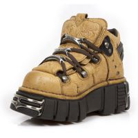 Ботинки M.106-S2 VINTAGE FLOWER SAPELI, TOWER MARRON ACERO New Rock M.106-S2 - маленькая картинка
