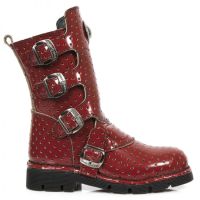 Ботинки M.1471-C13 HOLE ROJO PLANING NEGRO SIN COMFORT PLUS New Rock M.1471-C13 - маленькая картинка