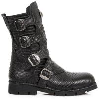 Ботинки M.1471-S14 PITON RAW NEGRO, PLANING NEGRO SIN New Rock M.1471-S14 - маленькая картинка