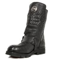 Ботинки M.1471-S14 PITON RAW NEGRO, PLANING NEGRO SIN New Rock M.1471-S14 - маленькая картинка