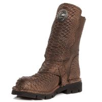 Ботинки M.1471-S15 PITON RAW MARRON, PLANING MARRON SIN New Rock M.1471-S15 - маленькая картинка