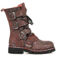  M.1473-C31 FLORAL BOX PLANE-ROJO REVESS ROJO PLANING NEGRO - 