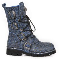  M.1473-C33 FLORAL BOX PLANE AZUL REVESS AZUL PLANING NEGRO S - 