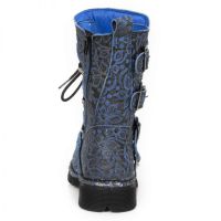  M.1473-C33 FLORAL BOX PLANE AZUL REVESS AZUL PLANING NEGRO S New Rock M.1473-C33 -  