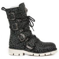 Ботинки M.1473-S29 FLORAL NEGRO, PLANING NATA SIN New Rock M.1473-S29 - маленькая картинка