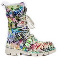 Ботинки M.1473-S35 VINTAGE FLOWER MULTI,PLANING NATA SIN New Rock M.1473-S35 - маленькая картинка