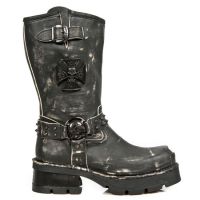Казаки M.1612MTL-S1 VINTAGE RASPADO NEGRO, PLANING NEGRO M3 OXIDO M New Rock M.1612MTL-S1 - маленькая картинка