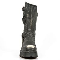 Казаки M.1612MTL-S1 VINTAGE RASPADO NEGRO, PLANING NEGRO M3 OXIDO M New Rock M.1612MTL-S1 - маленькая картинка