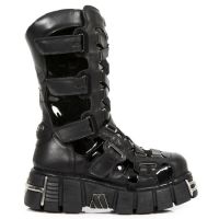 Сапоги M.189-C2 ITALI NEGRO, CHAROL NEGRO, TOWER NEGRO ACERO New Rock M.189-C2 - маленькая картинка