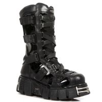 Сапоги M.189-C2 ITALI NEGRO, CHAROL NEGRO, TOWER NEGRO ACERO New Rock M.189-C2 - маленькая картинка