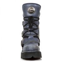 Ботинки M.373-R32 ALASKA AZUL PLANING NEGRO NEW M3 ACERO ORIFICIO New Rock M.373-R32 - маленькая картинка