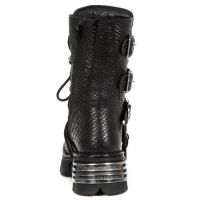 Ботинки M.373-S19 PITON RAW NEGRO, REACTOR NEGRO TOBERAS ORIF New Rock M.373-S19 - маленькая картинка