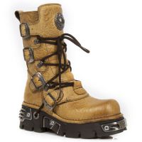 Ботинки M.373-S23 VINTAGE FLOWER SAPELI, REACTOR MARRON TOB. ORIFICI New Rock M.373-S23 - маленькая картинка