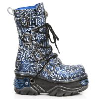 M.373-S25 VINTAGE FLOWER POLAR BOX METAL AZUL, TURBO NEGRO A - 
