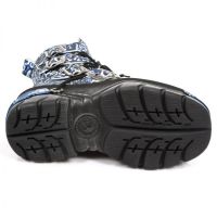 Ботинки M.373-S25 VINTAGE FLOWER POLAR BOX METAL AZUL, TURBO NEGRO A New Rock M.373-S25 - маленькая картинка