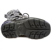 Ботинки M.373-S26 VINTAGE FLOWER POLAR BOX METAL LILA, TURBO LILA New Rock M.373-S26 - маленькая картинка