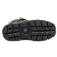 Ботинки M.616-S1 ITALI NEGR, NOMADA NEGRO, TOWER NEGRO ACERO New Rock M.616-S1 - маленькая картинка
