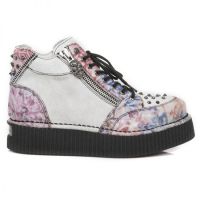  M.CRP002-C7 FLORAL CRACK OLEO CRACK BLANCO NEO CREEPERS NEGR New Rock M.CRP002-C7 -  