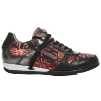 Ботинки M.HY001-S2 RAW NEGRO, VINTAGE FLOWER POLAR ROJO, BOX PLANE New Rock M.HY001-S2 - маленькая картинка