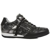 Ботинки M.HY001-S3 RAW NEGRO, VINTAGE FLOWER POLAR NEGRO, BOX PLANE New Rock M.HY001-S3 - маленькая картинка