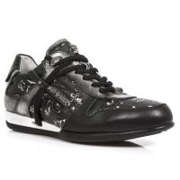 Ботинки M.HY001-S3 RAW NEGRO, VINTAGE FLOWER POLAR NEGRO, BOX PLANE New Rock M.HY001-S3 - маленькая картинка