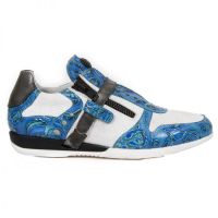 Ботинки M.HY018-C14 VINTAGE FLOWER TOXIC AZUL BRUMA CRACK BLANCO BOX New Rock M.HY018-C14 - маленькая картинка