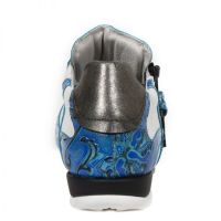 Ботинки M.HY018-C14 VINTAGE FLOWER TOXIC AZUL BRUMA CRACK BLANCO BOX New Rock M.HY018-C14 - маленькая картинка
