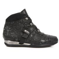 Ботинки M.HY105-C2 RAW NEGRO VINTAGE FLOWER NEGRO VELOUR NEGRO New Rock M.HY105-C2 - маленькая картинка