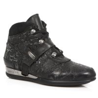 Ботинки M.HY105-C2 RAW NEGRO VINTAGE FLOWER NEGRO VELOUR NEGRO New Rock M.HY105-C2 - маленькая картинка