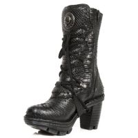 Сапоги M.NEOTR005-S19 PITON RAW NEGRO-PLOMO, NEOTRAIL NEGRO New Rock M.NEOTR005-S19 - маленькая картинка