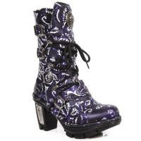 Сапоги M.NEOTR005-S33 VINTAGE FLOWER POLAR LILA, NEOTRAIL NEGRO New Rock M.NEOTR005-S33 - маленькая картинка
