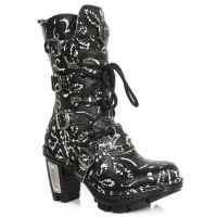 Сапоги M.NEOTR005-S35 VINTAGE FLOWER POLAR NEGRO, NEOTRAIL NEGRO New Rock M.NEOTR005-S35 - маленькая картинка