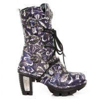 Сапоги M.NEOTR005-S39 VINTAGE FLOWER POLAR LILA-ORO, NEOTRAIL NEGRO New Rock M.NEOTR005-S39 - маленькая картинка
