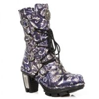 Сапоги M.NEOTR005-S39 VINTAGE FLOWER POLAR LILA-ORO, NEOTRAIL NEGRO New Rock M.NEOTR005-S39 - маленькая картинка