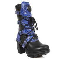 Сапоги M.NEOTR005-S4 ITALI NEGRO, DRAMA AZUL, NEOTRAIL NEGRO OXIDO New Rock M.NEOTR005-S4 - маленькая картинка