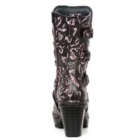 Сапоги M.NEOTR005-S40 VINTAGE FLOWER ROSA-ORO, NEOTRAIL NEGRO New Rock M.NEOTR005-S40 - маленькая картинка