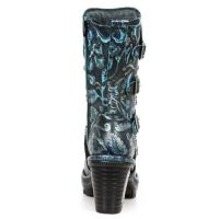 Сапоги M.NEOTR005-S41 VINTAGE FLOWER TURQUESA-ORO, NEOTRAIL NEGRO New Rock M.NEOTR005-S41 - маленькая картинка