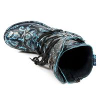 Сапоги M.NEOTR005-S41 VINTAGE FLOWER TURQUESA-ORO, NEOTRAIL NEGRO New Rock M.NEOTR005-S41 - маленькая картинка