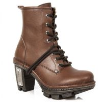 Ботинки M.NEOTR008-C18 VEGAN MICRO CUERO RIBETE MARRON NEOTRAIL HUMO New Rock M.NEOTR008-C18 - маленькая картинка