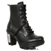 Ботинки M.NEOTR008-C20 VEGAN MICRO NEGRO RIBETE NEGRO NEOTRAIL NEGRO New Rock M.NEOTR008-C20 - маленькая картинка