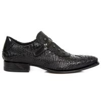 Туфли M.NW138-S1 PITON LUX NEGRO, PITON LUX NEGRO, ANTIK NEGRO. OX New Rock M.NW138-S1 - маленькая картинка