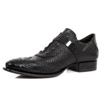 Туфли M.NW138-S1 PITON LUX NEGRO, PITON LUX NEGRO, ANTIK NEGRO. OX New Rock M.NW138-S1 - маленькая картинка