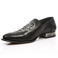Туфли M.NW145-C1 RAW NEGRO BORDADOS GRIS VIP1 GUM NEGRO TACON VIP New Rock M.NW145-C1 - маленькая картинка