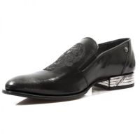 Туфли M.NW145-C2 PULIK ACERO CEPILLADO BORDADOS NEGROS VIP1 GUM New Rock M.NW145-C2 - маленькая картинка