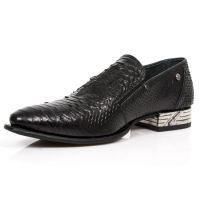 Туфли M.NW147-C5 PITON NEGRO BORDADOS NEGRO ELASTICO NEGRO VIP1 GU New Rock M.NW147-C5 - маленькая картинка