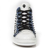 Ботинки M.PS021-C5 VINTAGE FLOWER BLANCO PLATA VINT FLOWER POLAR AZU New Rock M.PS021-C5 - маленькая картинка